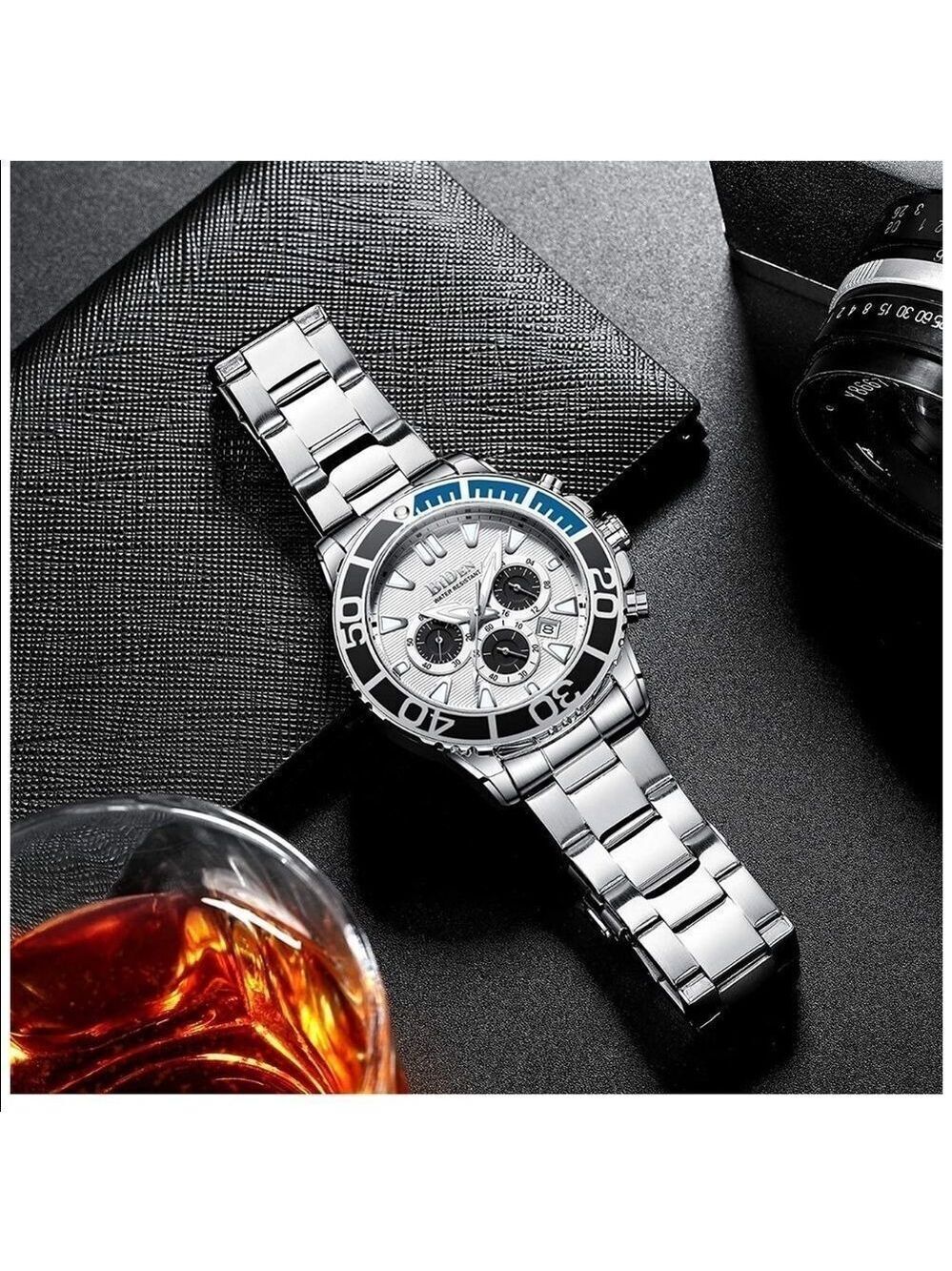 Chronograph Analogue Quartz Stainless Steel Watch - Picture 2 of 4